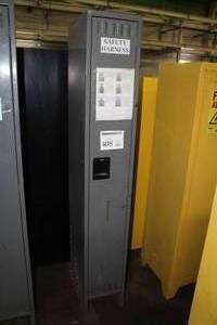 lot 408 image: Uline Metal Storage Locker