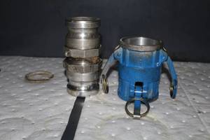 lot 446 image: 2 Double Female Cam Lock, 2 Double Male Cam Lock