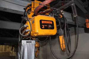 lot 121 image: Harrington 2-Ton Overhead Hoist