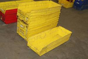 lot 520 image: Lot of (12) Plastic Stackable Storage Containers