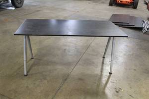 lot 569 image: MetalWood Desk Table