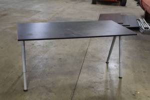 lot 561 image: MetalWood Desk Table