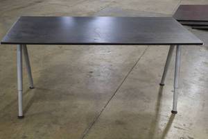 lot 560 image: MetalWood Desk Table