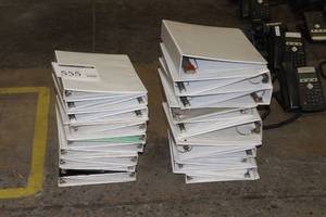 lot 555 image: Lot of (33) 3-Ring Binders