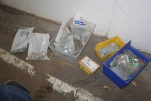 lot 578 image: Lot of  Hardware - 38-16 Hex Nuts, 38x3 Expansion Anchor, Nuts, Bolts, Washers