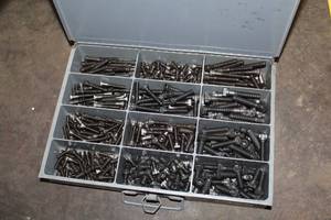 lot 590 image: Socket Head Bolts, Parts Organizer Case