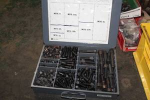 lot 591 image: Socket Head Bolts, Parts Organizer Case