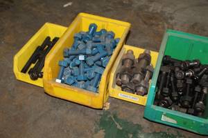 lot 594 image: Lot of  Hardware - Nuts, Bolts, Tubing Flares