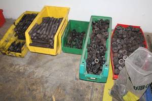 lot 595 image: Lot of  Hardware - Nuts, Threaded Rods