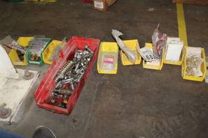 lot 597 image: Lot of  Hardware - Fittings, Valves, Grommet Refills, Stainless Shaft Collar, Brass Sleeves, Tubing Connectors, Line Ferrels, Misc. Hardware