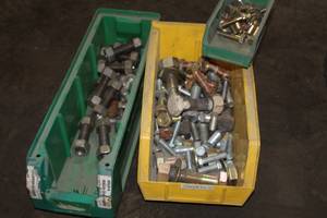 lot 593 image: Lot of  Hardware - Nuts and Bolts
