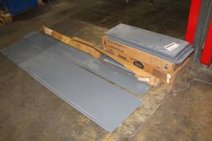 lot 691 image: Lot of  Industrial Shelving, Hardware