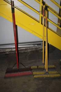 lot 706 image: Lot of (5) Push Brooms