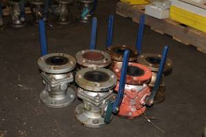 lot 900 image: Lot of (6) Jomar 2 Ball Valves Class 150