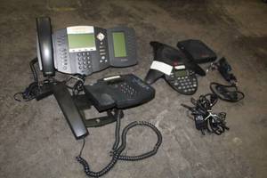 lot 1115 image: Polycom (2) Digital Telephones, Speaker Phones