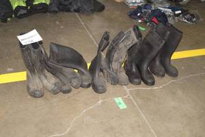 lot 778 image: Lot of (6 Pair) Mens Rubber Boots