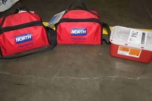 lot 784 image: North First Aid Kits (x2), Medical Sharps Container
