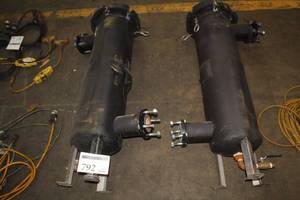 lot 792 image: Lot of (2) Stainless Steel Duplex Filter Systems