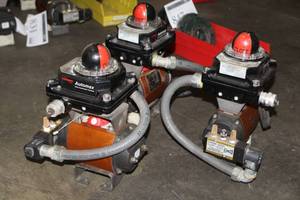 lot 830 image: Lot of (3) Flow Serve Automax Series F39 15F39SN R7 Pneumatic Actuators