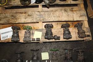 lot 869 image: Lot of (5) Bonney Forge 12-800 Gate Valves