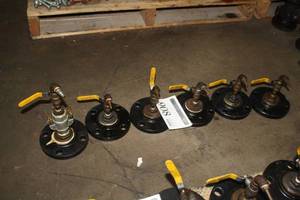 lot 908 image: Lot of (6) Threaded Blind Flange with Connects
