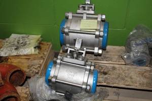 lot 889 image: Lot of (2) Flow-tek 3, 4 Ball Valves