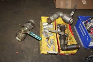 lot 971 image: Misc. Ball Valves and Spacers