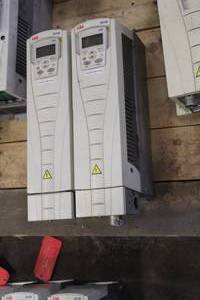 lot 957 image: Lot of (2) ABB VFD Control Panels