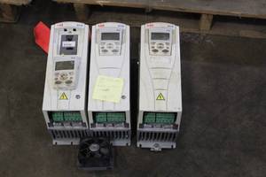 lot 955 image: Lot of (3) ABB VFD Control Panels
