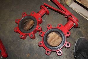 lot 982 image: Lot of (2) Bray 4 Butterfly Valves