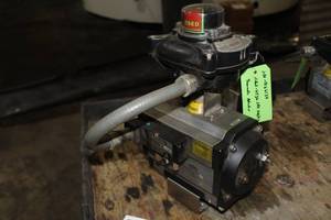 lot 988 image: Lot of (3) Tru-Flo Pneumatic Actuators UT36 SR4  Soldo Controls Limit Switch XAR14200E