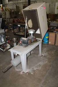 lot 1047 image: VacuumBlower System 3-Phase, Dresser Roots Rotary Lobe Blower, Universal Sound Reduction Case CCF-2 and Stand