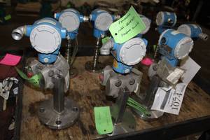 lot 1074 image: Lot of (3) Endress  Hauser Deltabar S Pressure Transmitters