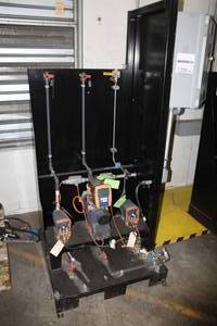 lot 1206 image: Chemical Feed System  CE-1000 with Hoffman Control Panel and Base, ProMinta Pump and Motor