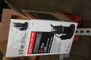 lot 1239 image: 12hp Sump Pump (New )
