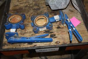 lot 1006 image: Lot of (2) DelVal 3 Butterfly Valves