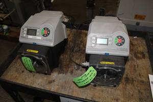 lot 1091 image: Lot of (2) Blue-White Industries Paristaltic Meter Pumps A3V24-SNKL