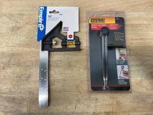 EMPIRE 12 Combination Square with 6 Square Leg Inside Caliper