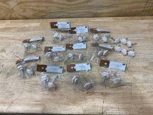Lot of 14 Sets of Decorative Knobs- Terrazzo BlueGreyWhite DrawerPulls Knobs (2 knobs per set)