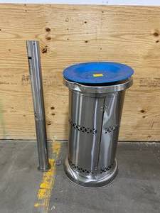 HEATMAXX 48000-BTU Stainless Steel Floorstanding Liquid Propane Patio Heater