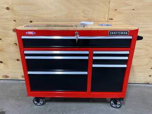 CRAFTSMAN 2000 Series 41-in W x 34-in H 7-Drawer Steel Rolling Tool Cabinet (Red)