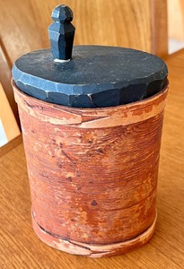 lot 21 image: Handcrafted Wood Container by April & Jarrod Stone Dahl of Wood Spirit Gallery