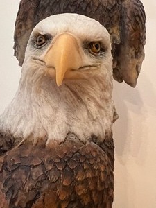 lot 52 image: Limited Production Double Vision Eagle Sculpture Joe Slockbower