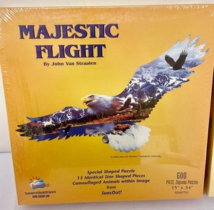 lot 90 image: 2 New Special Shaped Puzzles