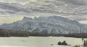 lot 98 image: The Awesome Land-American Elk Numbered Print by Robert Bateman