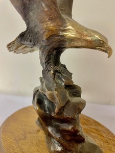 lot 96 image: Metal Sculpture Freedom Rings by Harvey Rattey