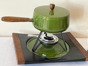 lot 263 image: Vintage Fondue Pot & Teapot