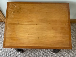 lot 170 image: Small Wooden Accent Table