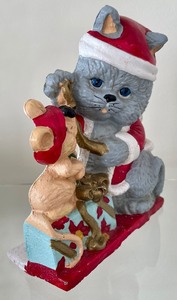 lot 180 image: Pretty Kitty Cast Iron Door Stop