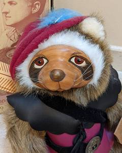 lot 200 image: Robert Raikes Sherwood Forest Robin Raccoon